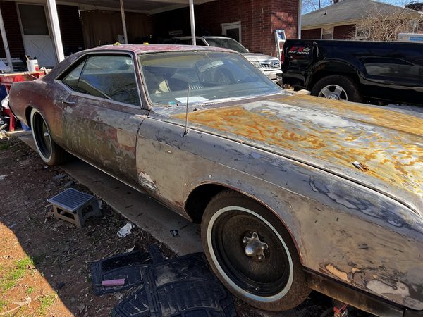 1969 Buick Riviera restoration — Before